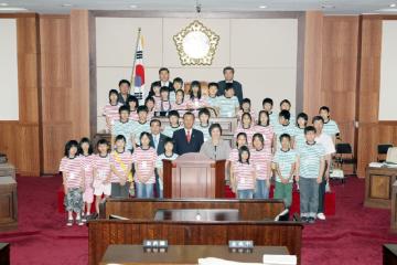 보령시 오천초등학교 학생 본회의 진행과정 방청